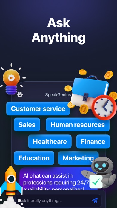Screenshot di AI Chat Assistant • ChatAI Bot