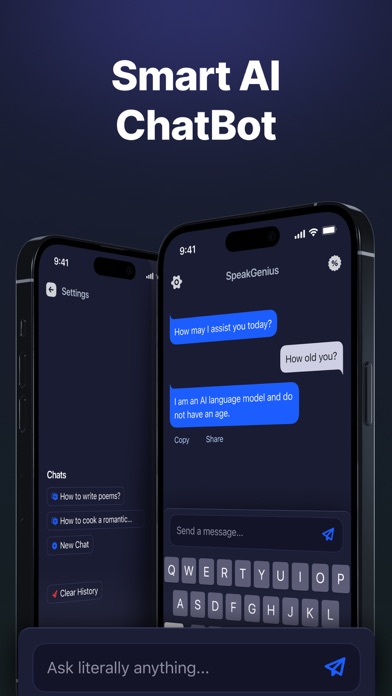 Screenshot di AI Chat Assistant • ChatAI Bot