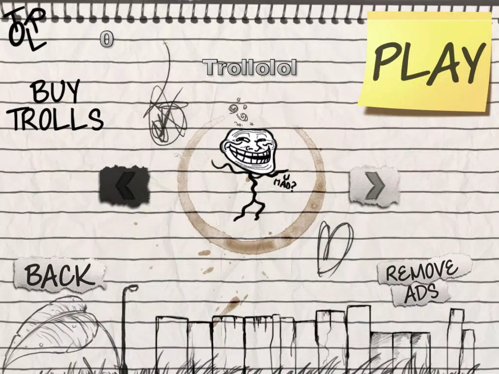 Скриншоты Meme Scribble: Trolls Trolling iPad 