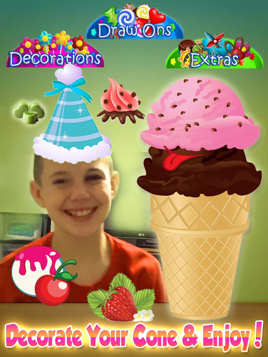 “Dominic's Sweets Shop: Play Near Me IceCream Frozen Cones & Outcast Desserts Maker Kids Game iPad Screenshots