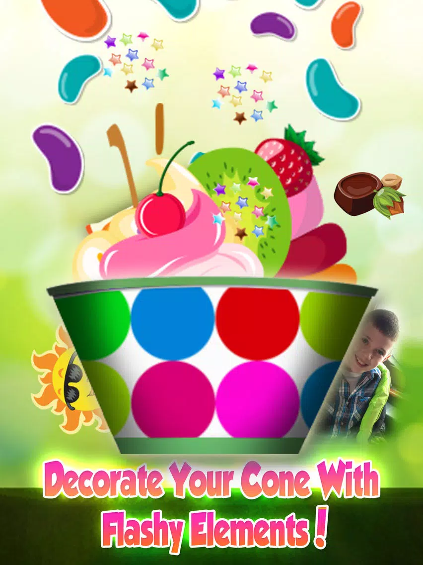 “Dominic's Sweets Shop: Play Near Me IceCream Frozen Cones & Outcast Desserts Maker Kids Game iPad Screenshots