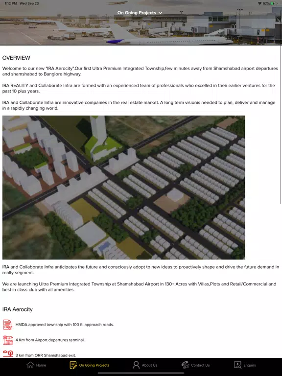 Collaborate Infra iPad Screenshots
