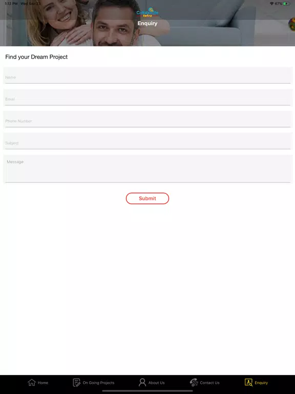 Collaborate Infra iPad Screenshots