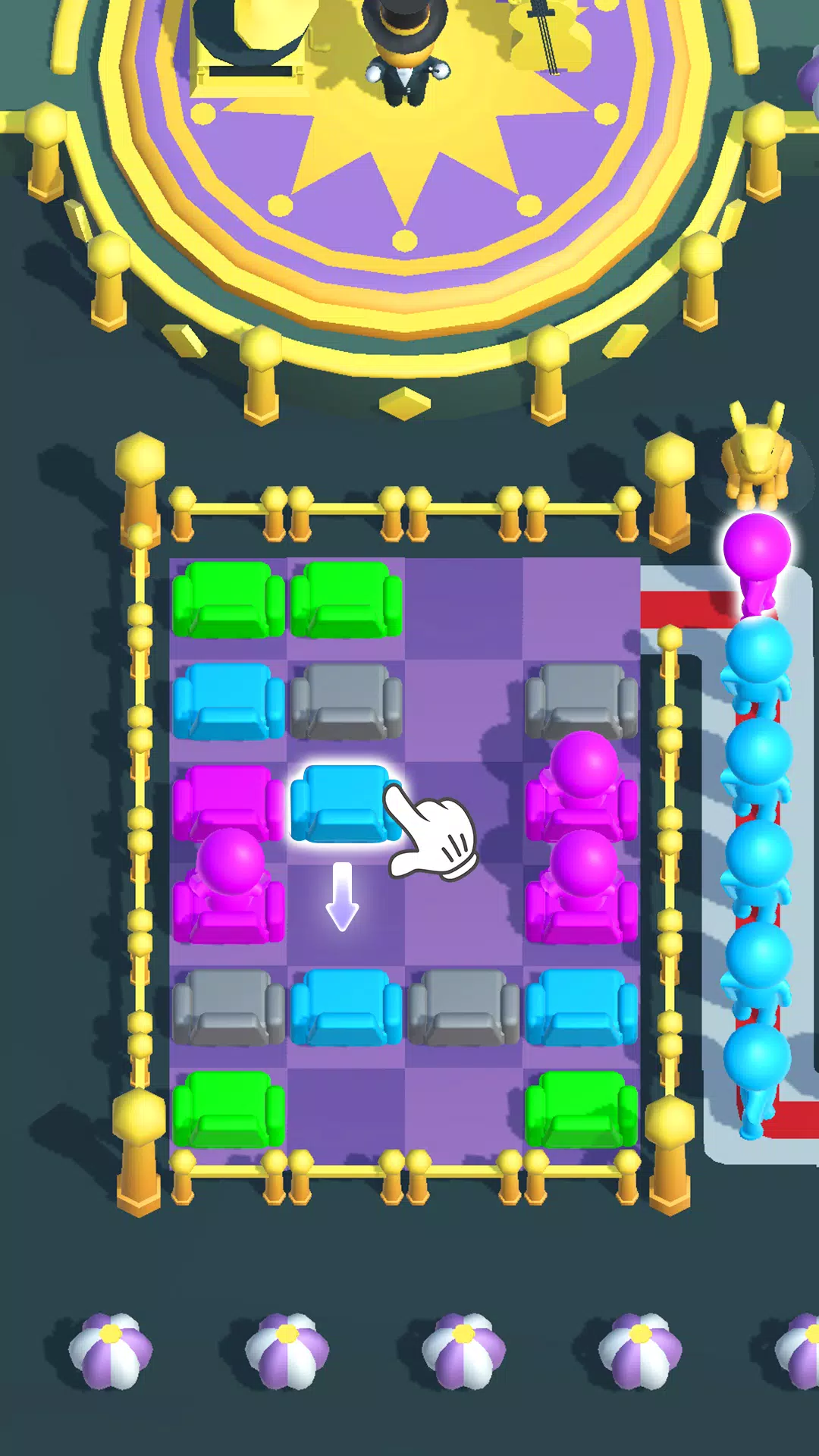 Color Seat: 3D Match Screenshots