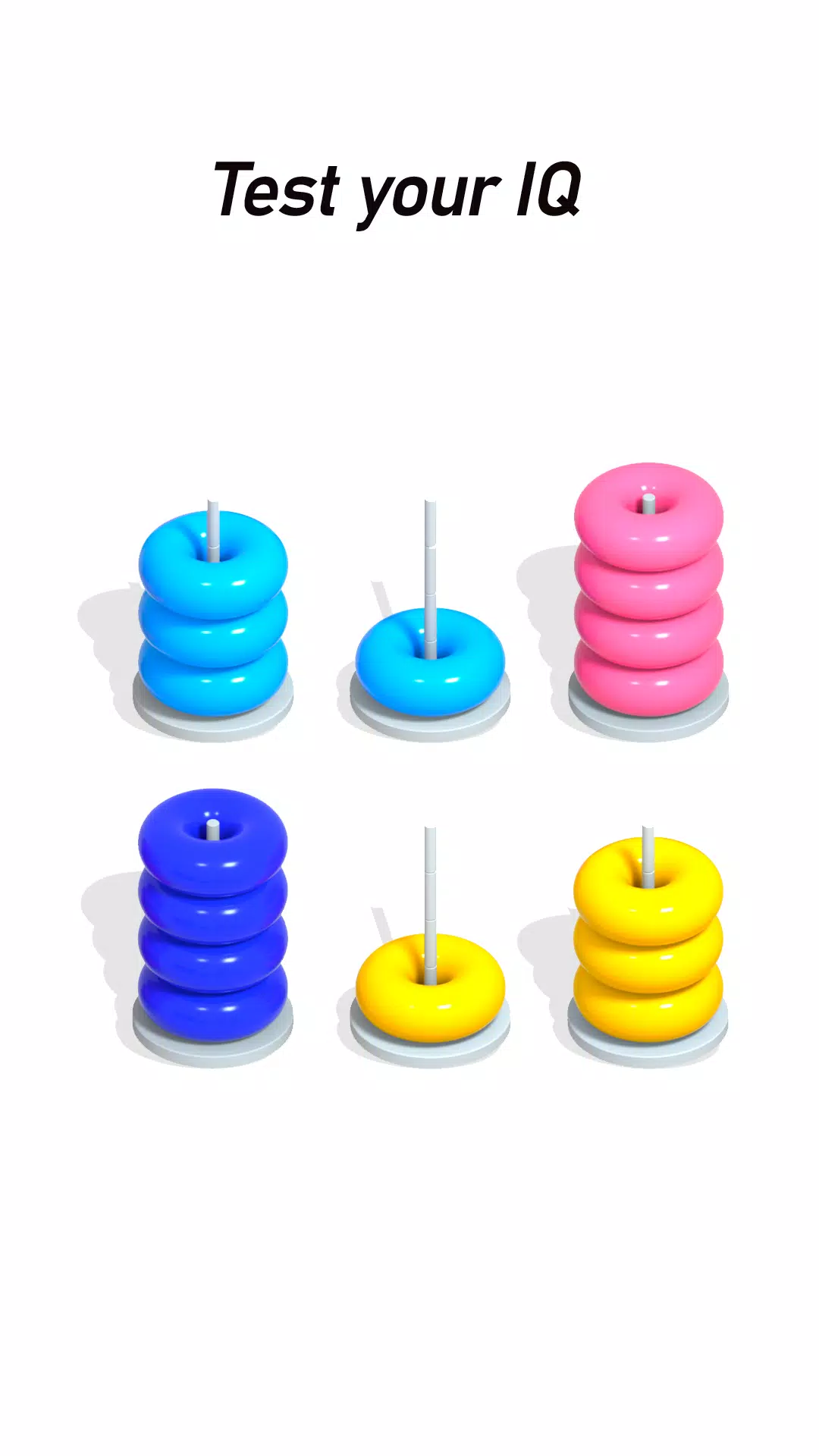 Color Hoop : Ring Sort ASMR 3D Screenshots