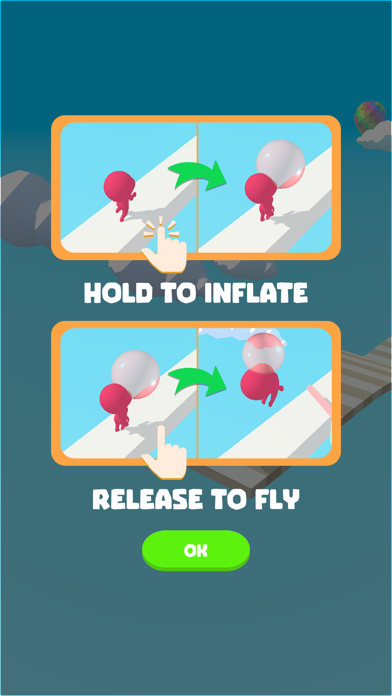 Capturas de tela do Bubble Gum Run!