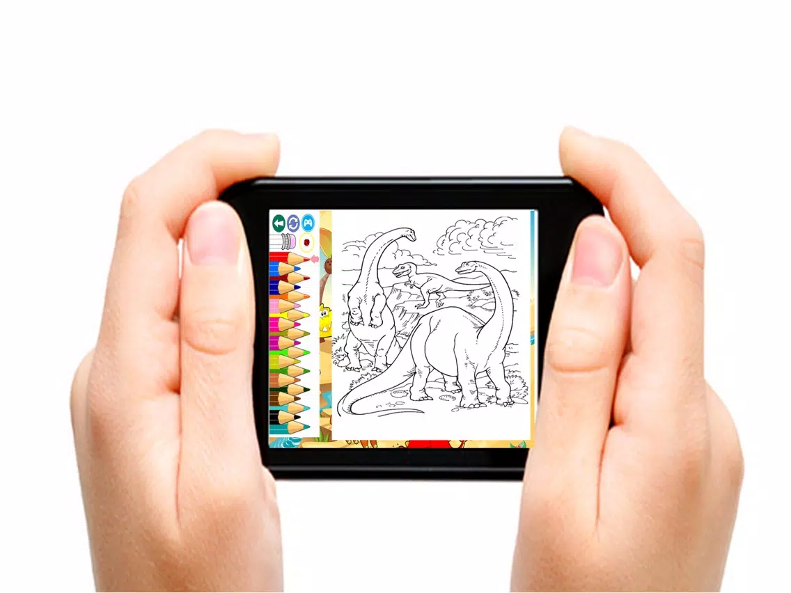 Dinosaur Coloring Book Pages For Kids Toddler Free iPad Screenshots
