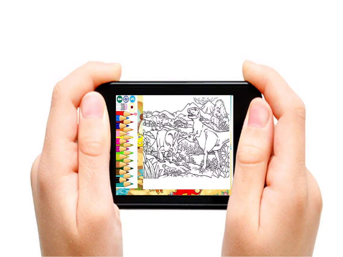 Dinosaur Coloring Book Pages For Kids Toddler Free iPad Screenshots