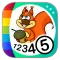 Color by Numbers - Animals