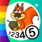 Color by Numbers - Animals +