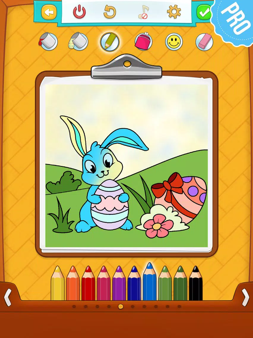 Easter Coloring Pages - Coloring Games for Boys and Girls PRO iPad Screenshots