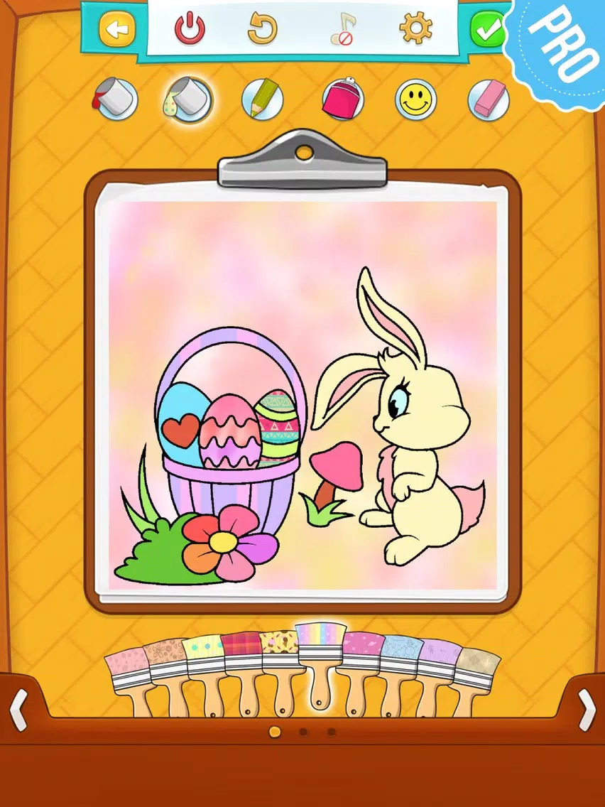 Easter Coloring Pages - Coloring Games for Boys and Girls PRO iPad Screenshots