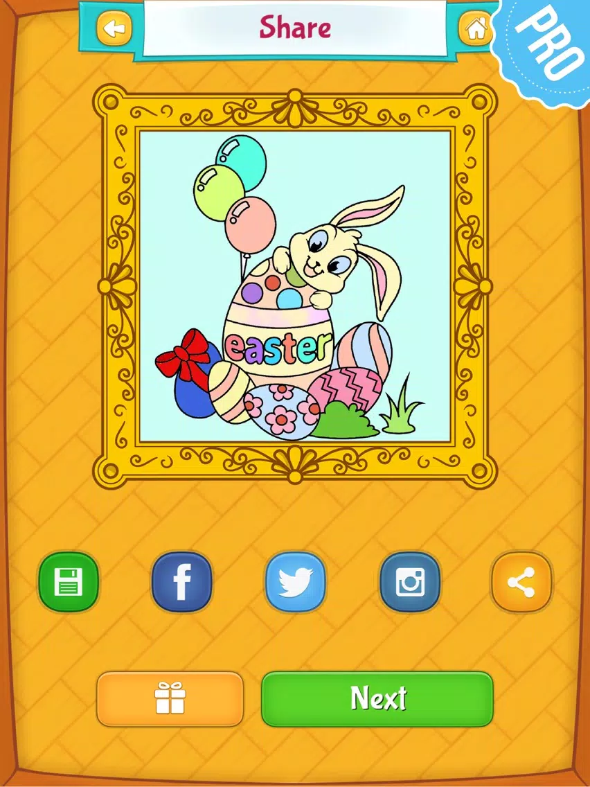 Easter Coloring Pages - Coloring Games for Boys and Girls PRO iPad Screenshots