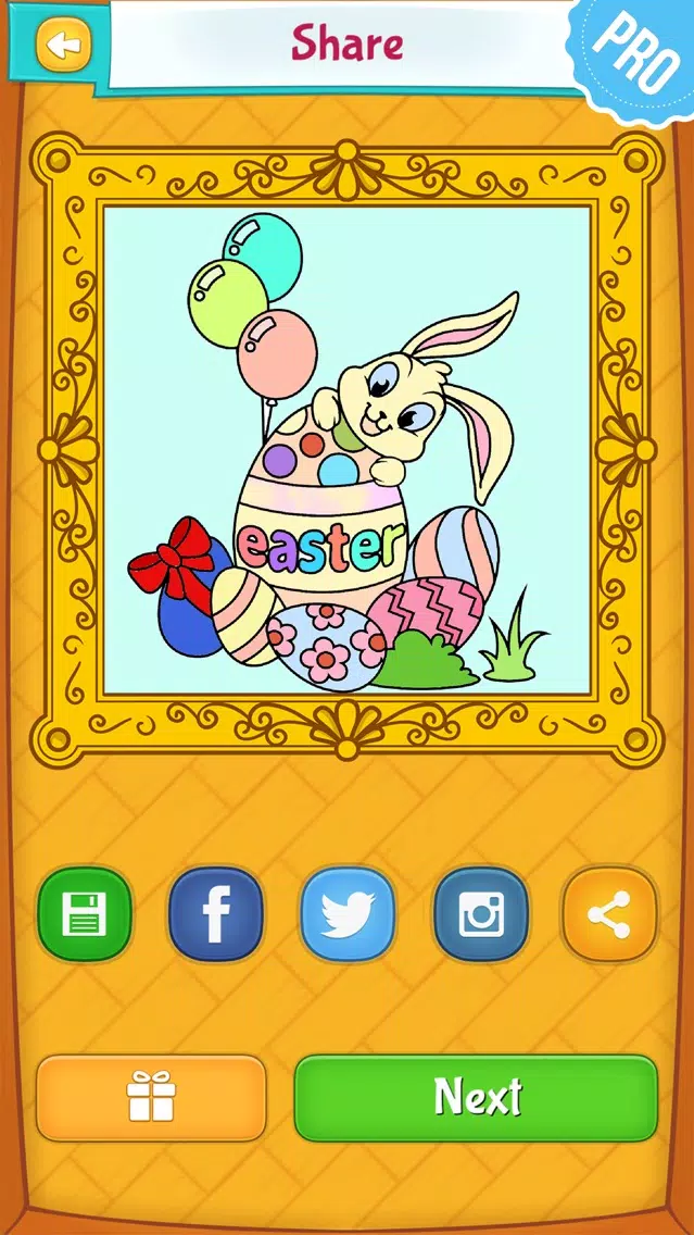 Easter Coloring Pages - Coloring Games for Boys and Girls PRO Screenshots
