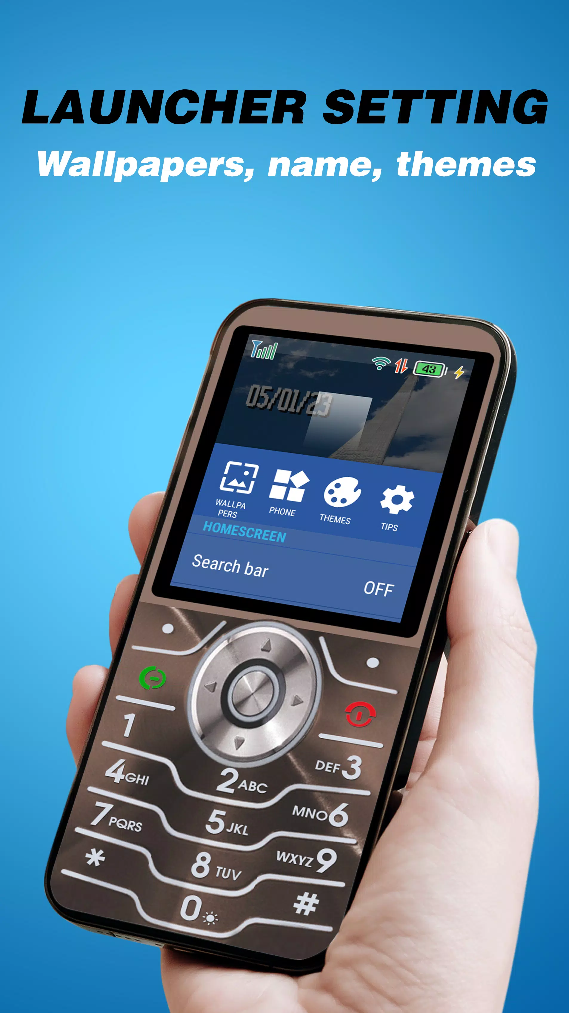 Motorola Phone Style Launcher Screenshots