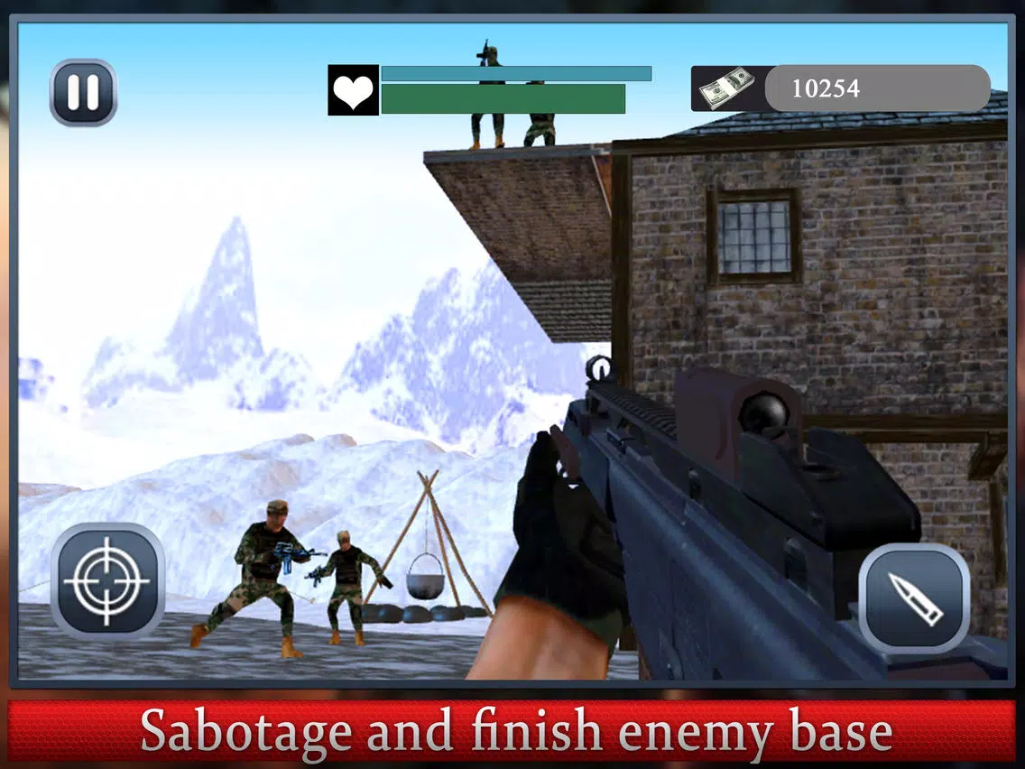 Commando Army Base Mission iPad Screenshots