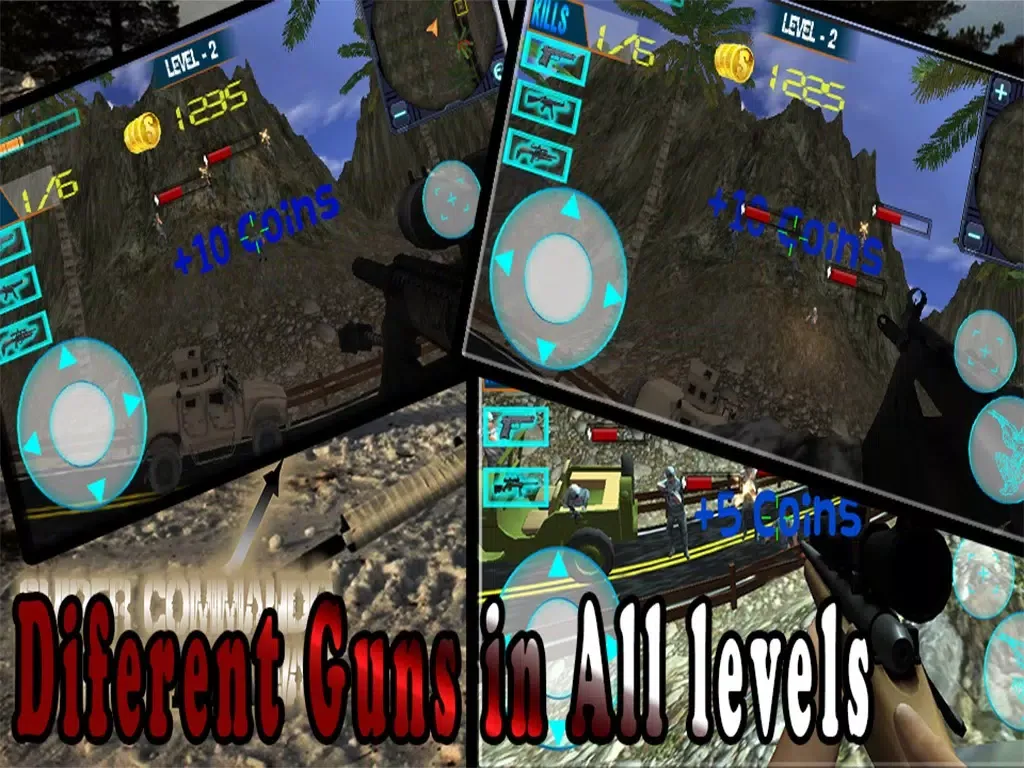 Sniper Commando Military War iPad  스크린샷