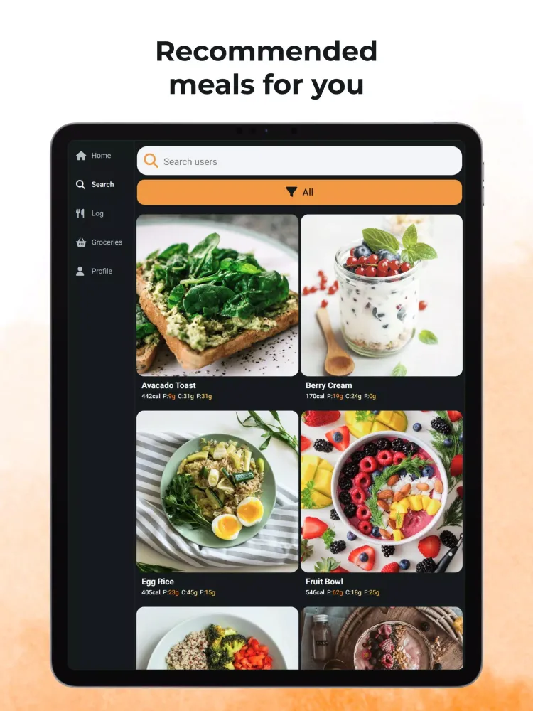 MacroFanatic: Calorie Counter Screenshots