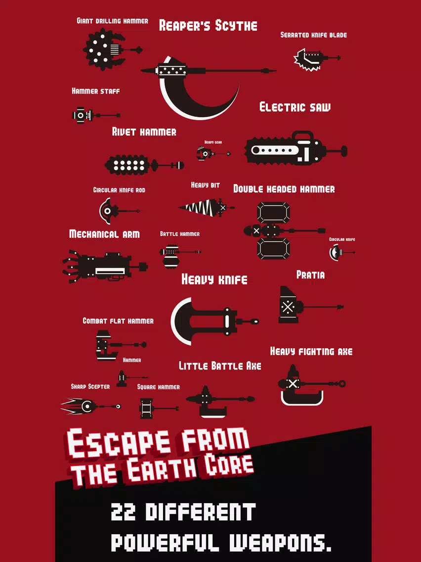 Captures d'écran de Escape from the earth core iPad 