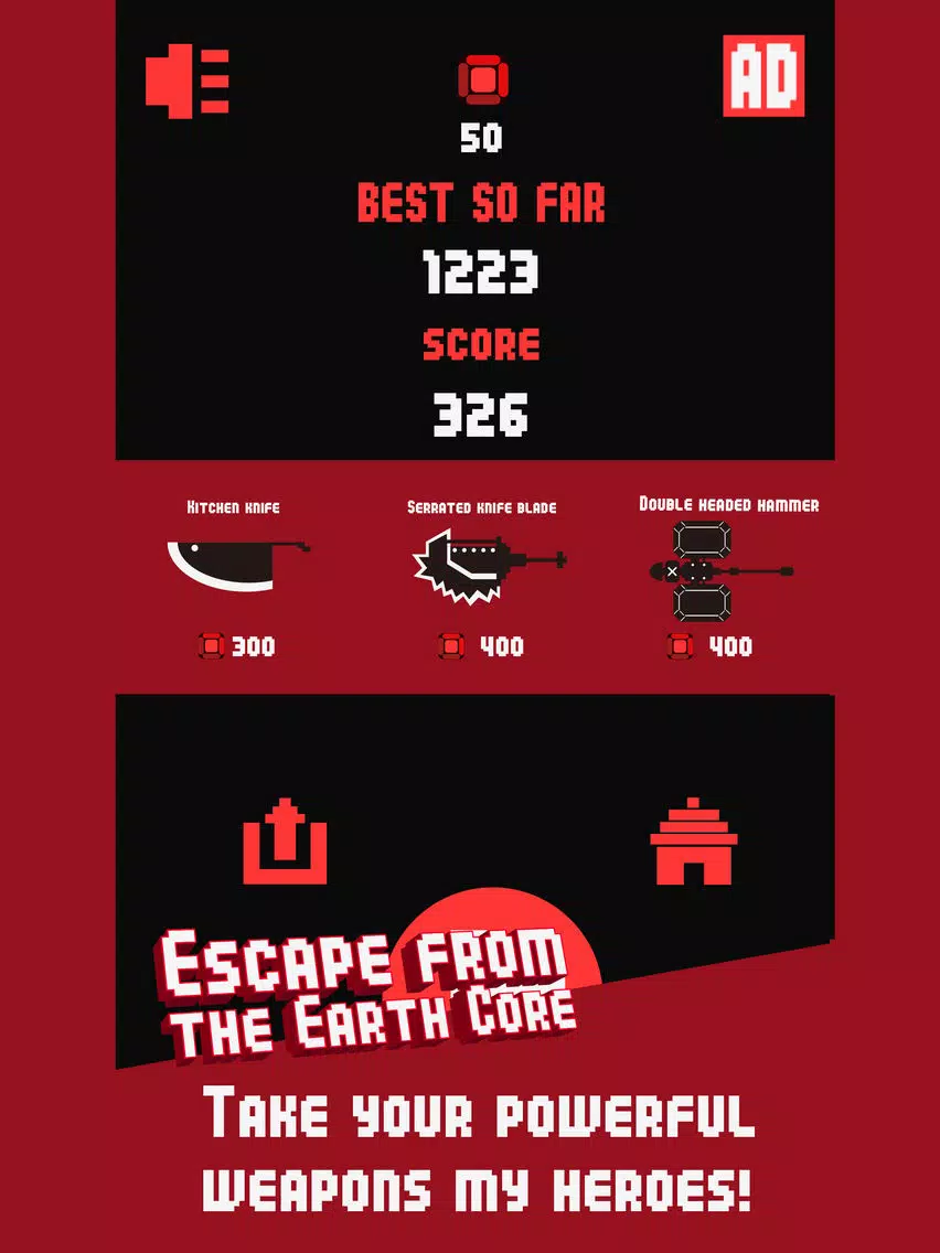 Captures d'écran de Escape from the earth core iPad 