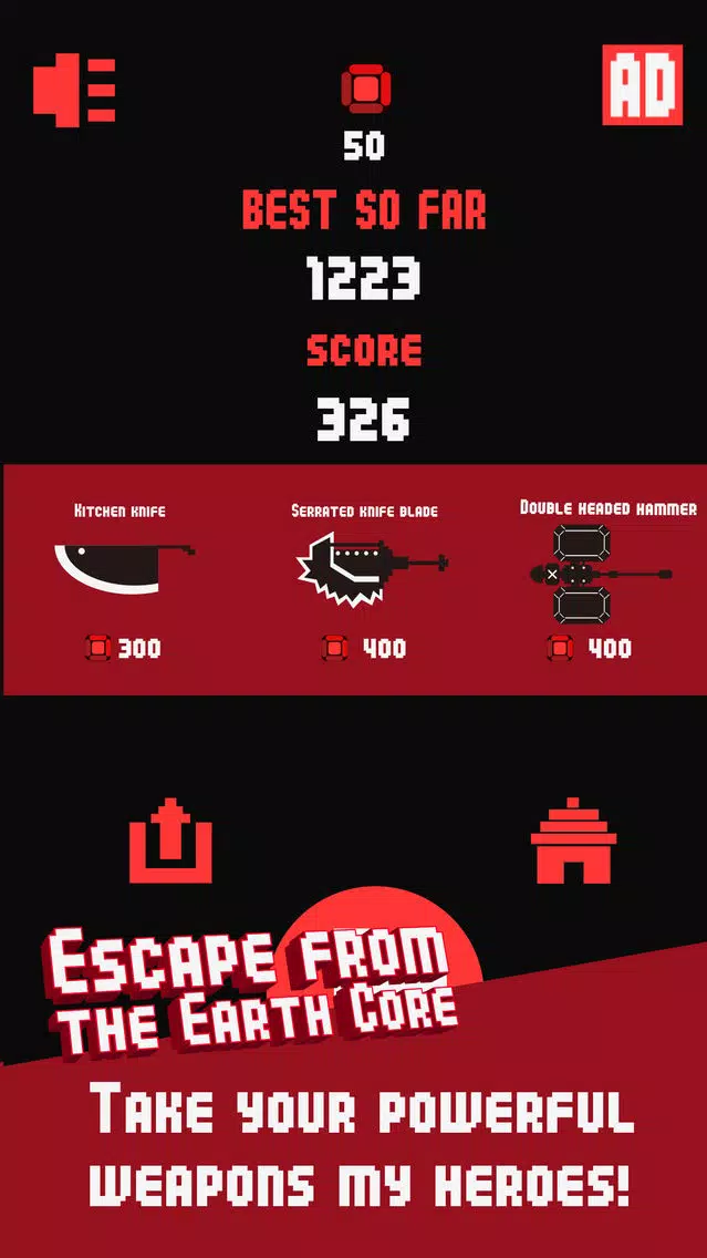 Captures d'écran de Escape from the earth core