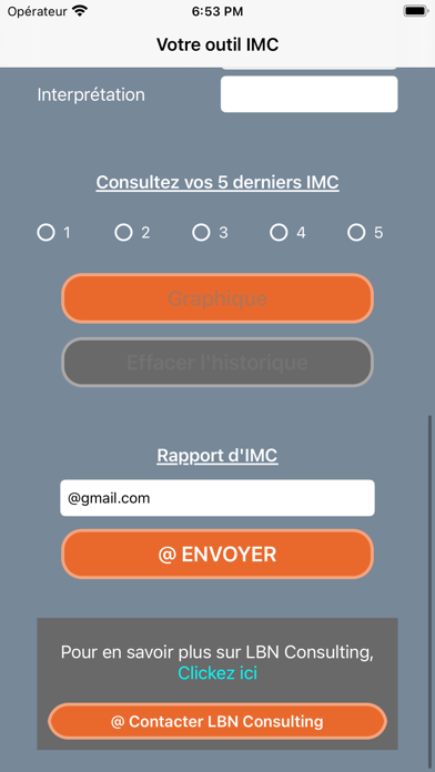 LBN IMC App Screenshots