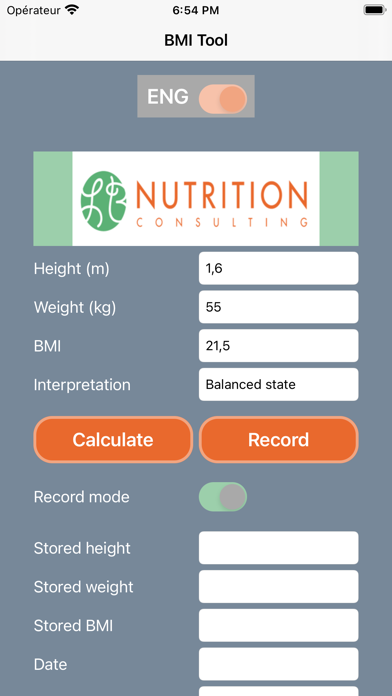 LBN IMC App Screenshots