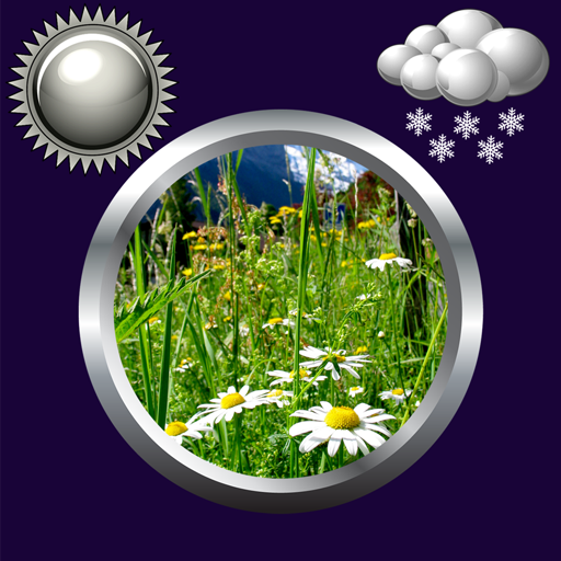 Spring Weather & Clock Widget