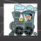 Train Coloring Book