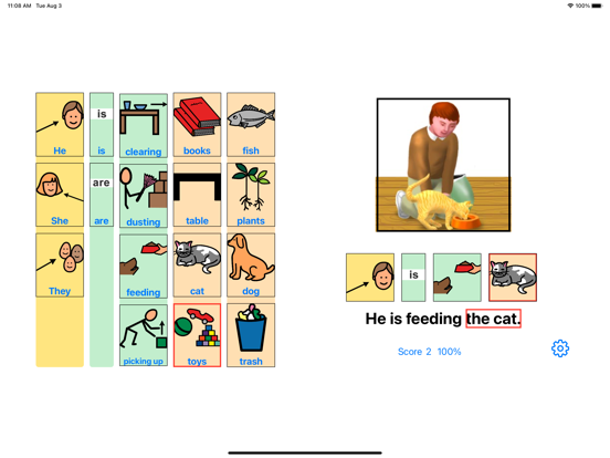 Sentence Key Chores iPad Screenshots
