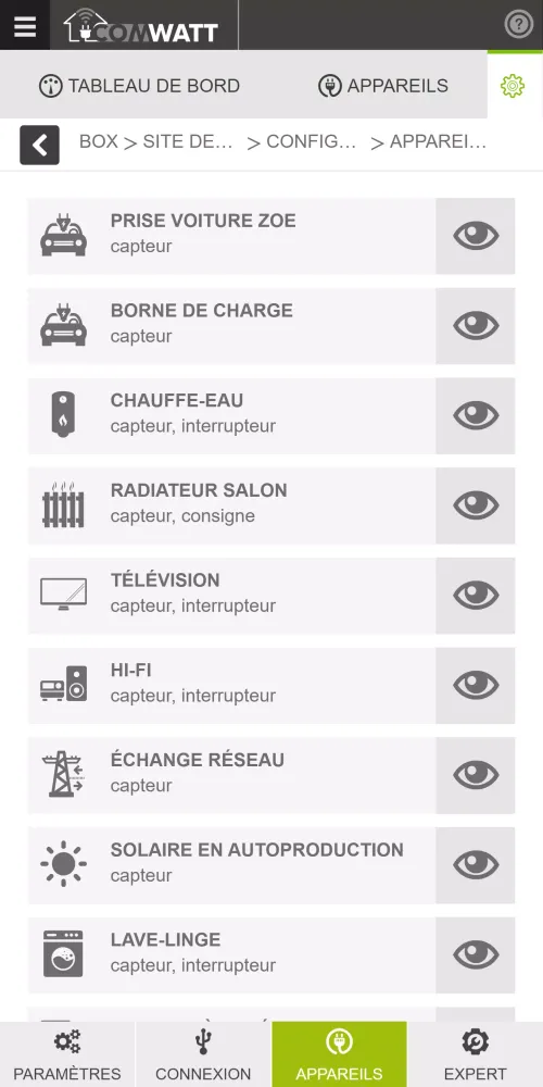 Comwatt Mon Énergie Screenshots