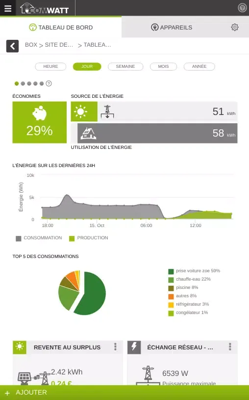 Comwatt Mon Énergie Screenshots