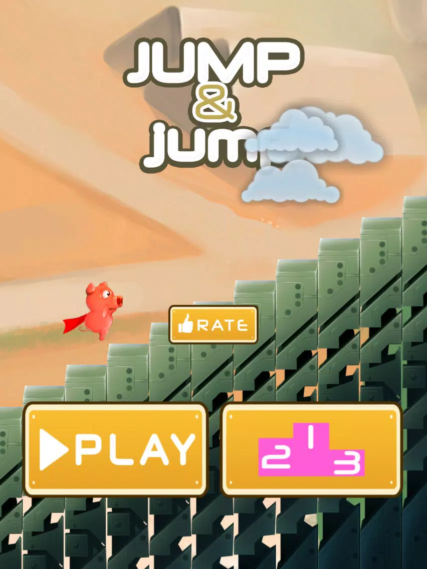 Jumpy Pig - Jump and Jump for Fun iPad Screenshots