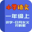 小学教材全解 语文-识字-日月水火，对韵歌