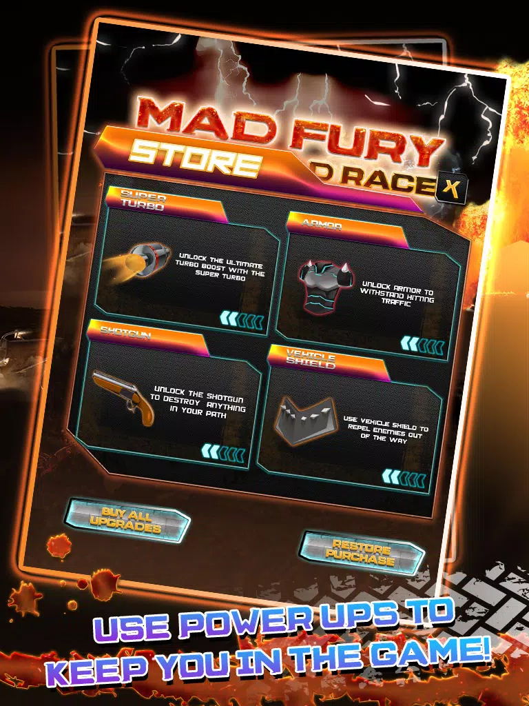 Mad Fury Night Road Race – Max Speed Adrenaline Rush Armor Racing Game iPad 应用截图
