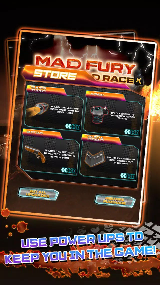 Mad Fury Night Road Race – Max Speed Adrenaline Rush Armor Racing Game应用截图