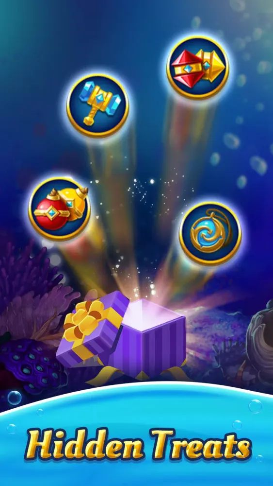 Ocean Splash: Jelly Fish gems Screenshots