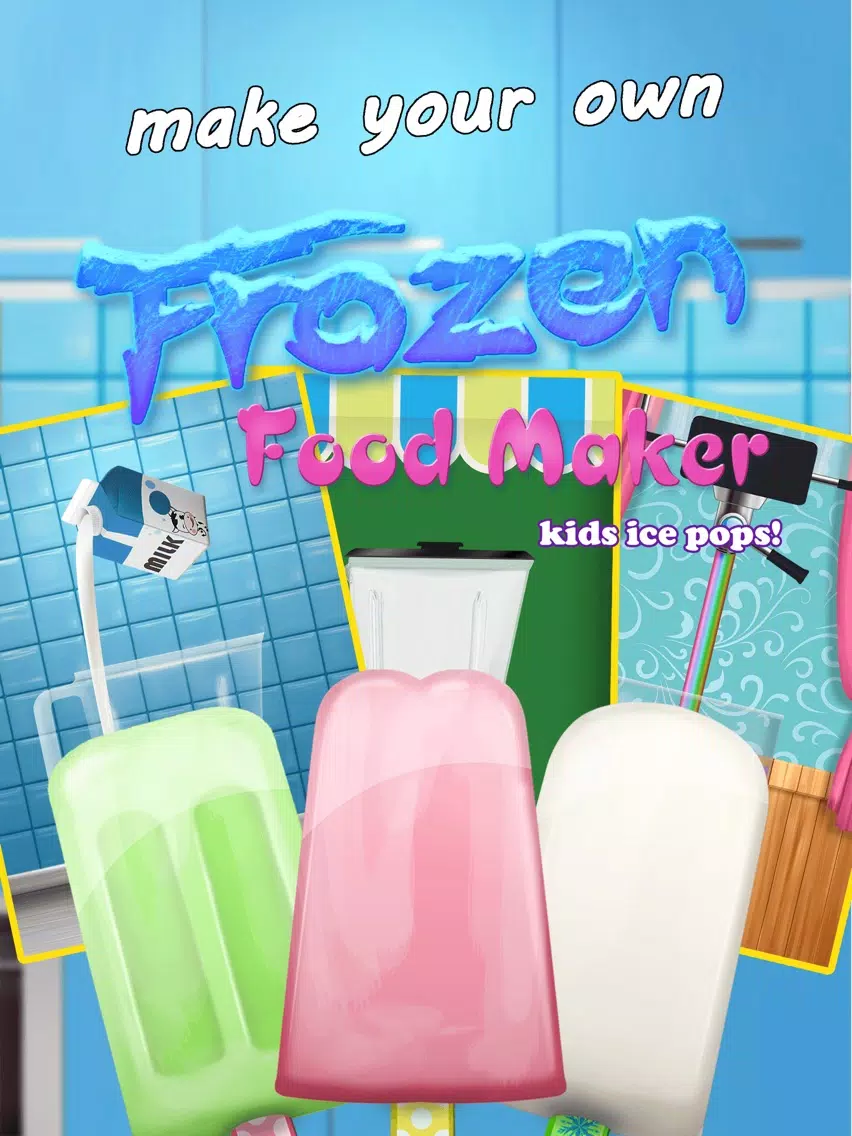 Frozen Food Maker - kids ice pops! iPad Screenshots