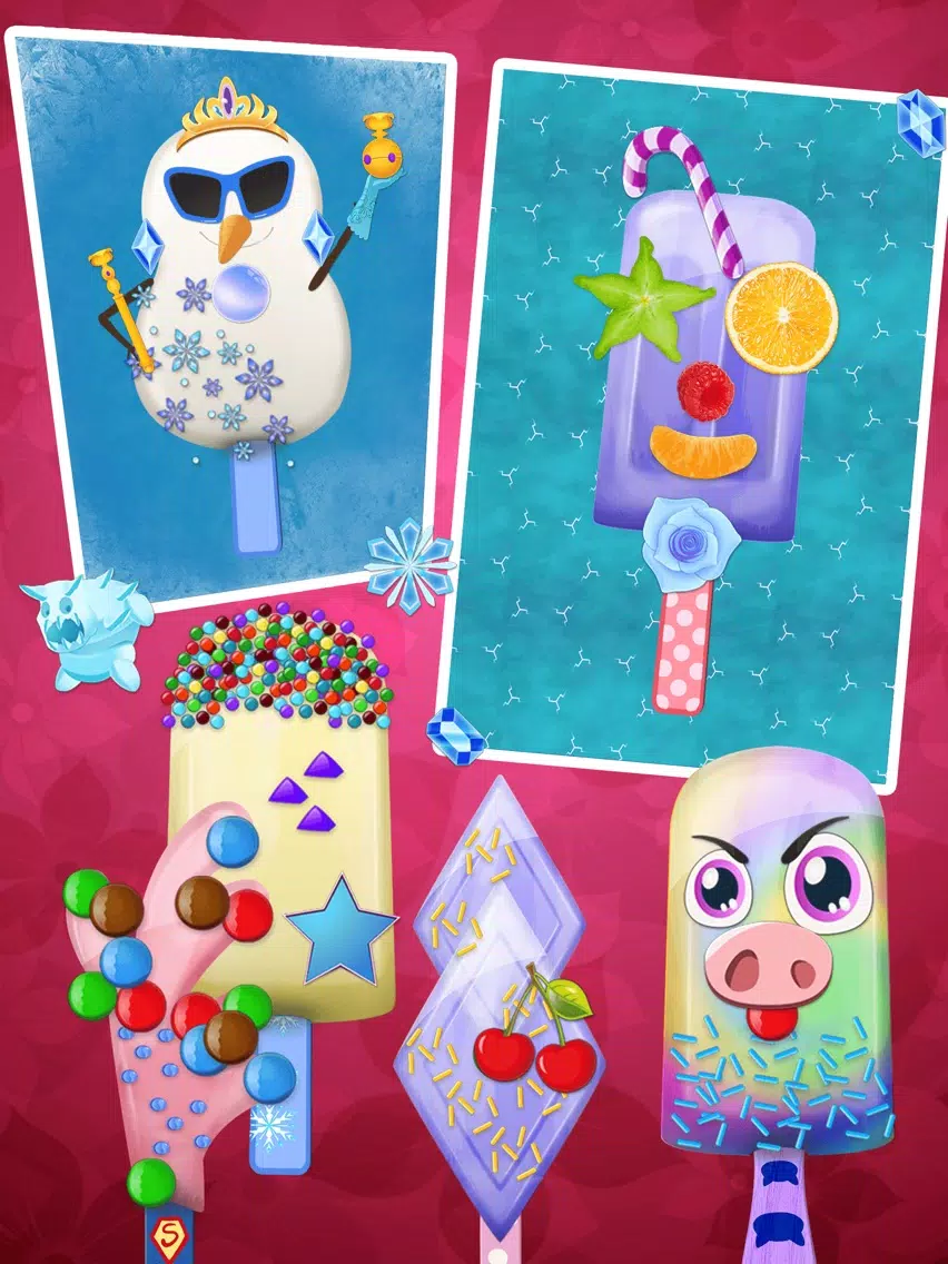 Frozen Food Maker - kids ice pops! iPad Screenshots