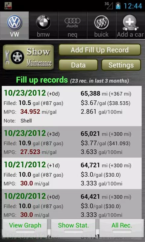 صور Car Maintenance Reminder Lite