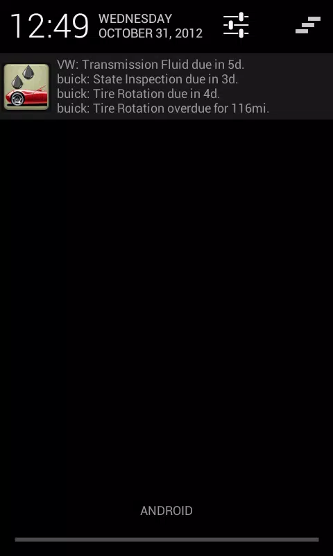صور Car Maintenance Reminder Lite