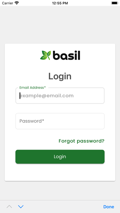 My Basil Screenshots