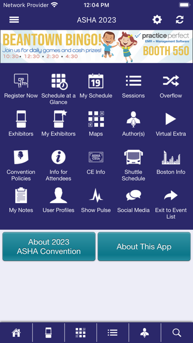 ASHA Convention Screenshots