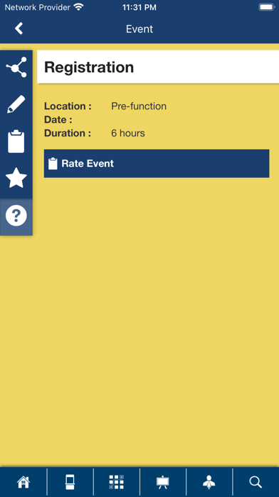 NSSF Events Screenshots