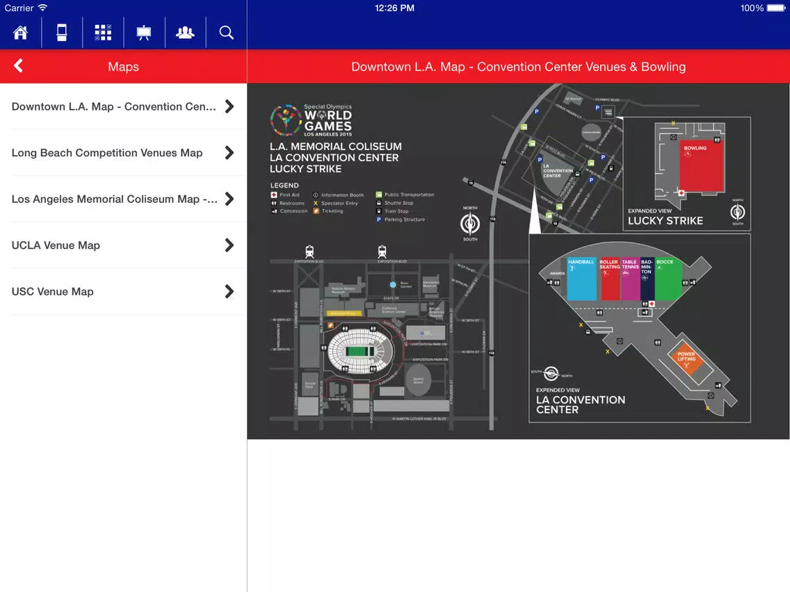 Special Olympics USA 2015 iPad Screenshots