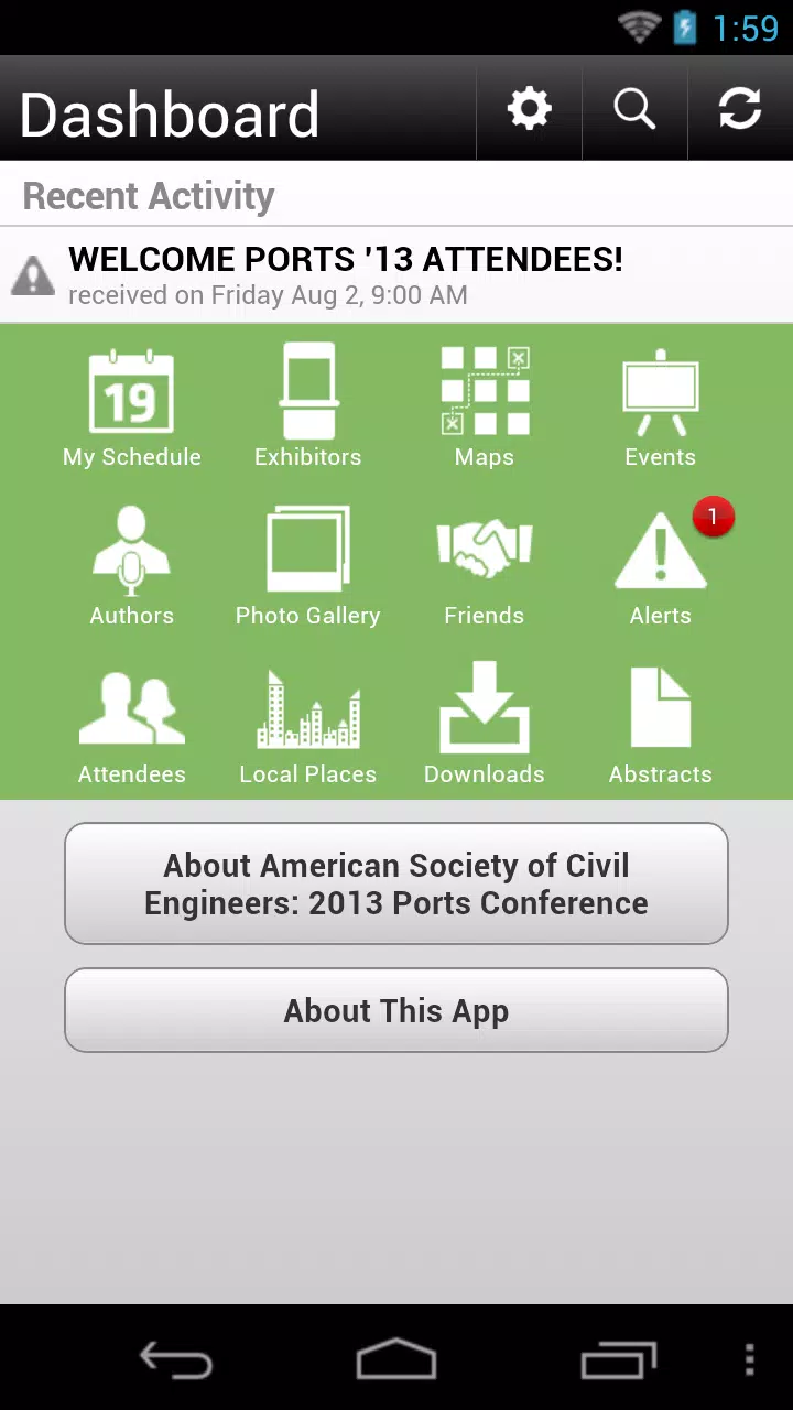 ASCE 2013 Ports Conference應用截圖