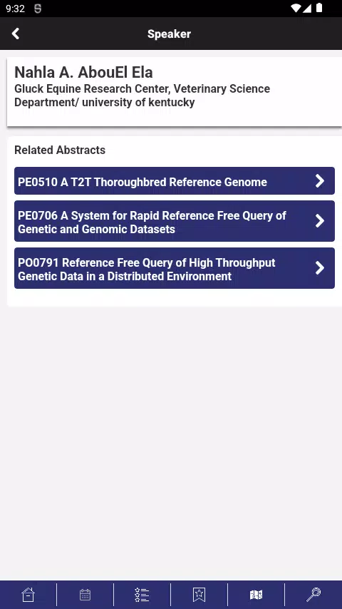 PAG Conferences Screenshots