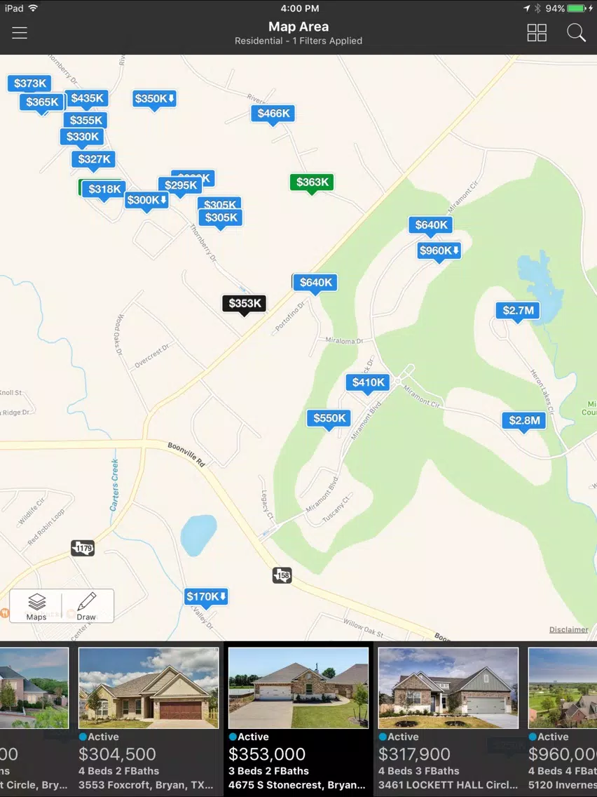 BCSMLS iPad Screenshots