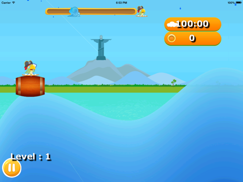 Sully the Pirate Parrot Surfer iPad  Ekran Görüntüleri
