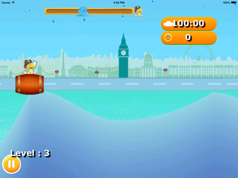 Sully the Pirate Parrot Surfer iPad  Ekran Görüntüleri